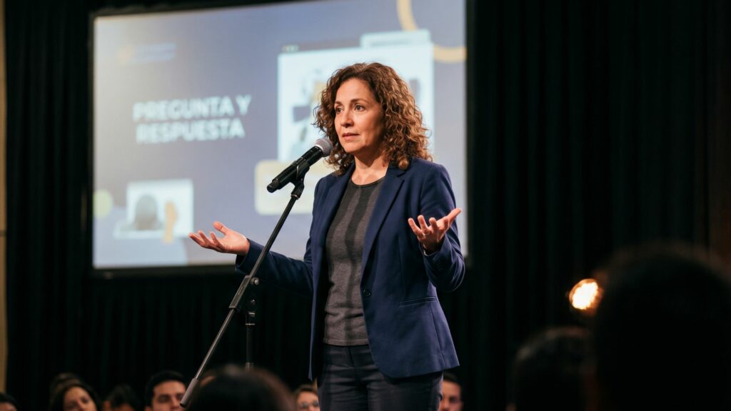 qué hacer con las manos al hablar en público