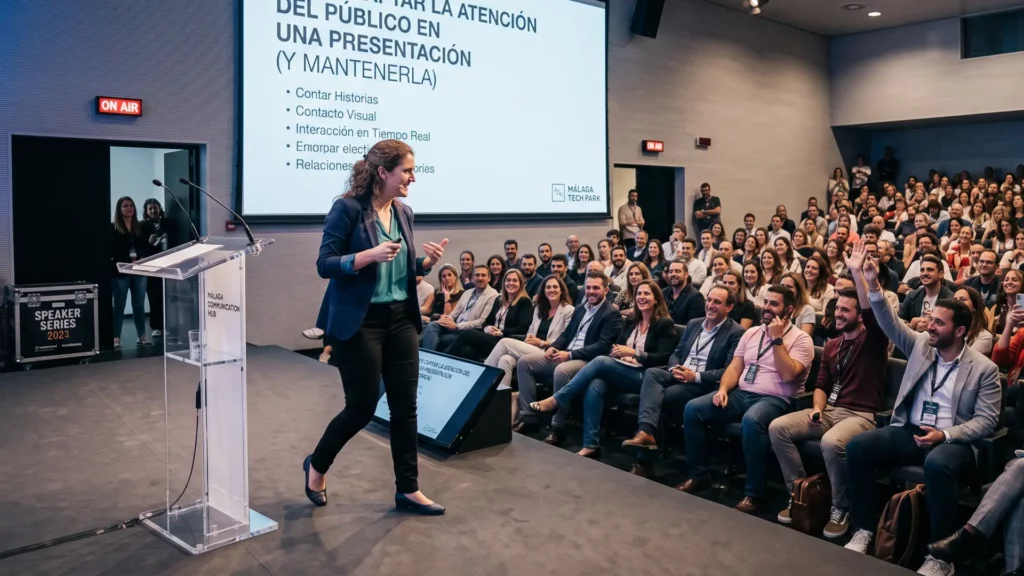 cómo captar la atención del público en una presentación