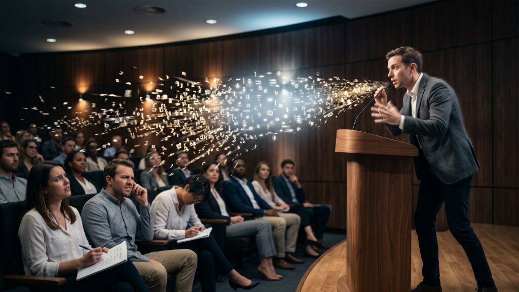 cuál es la velocidad ideal para hablar en público