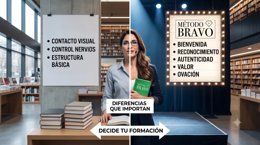 diferencias entre el Método BRAVO y otras técnicas de oratoria